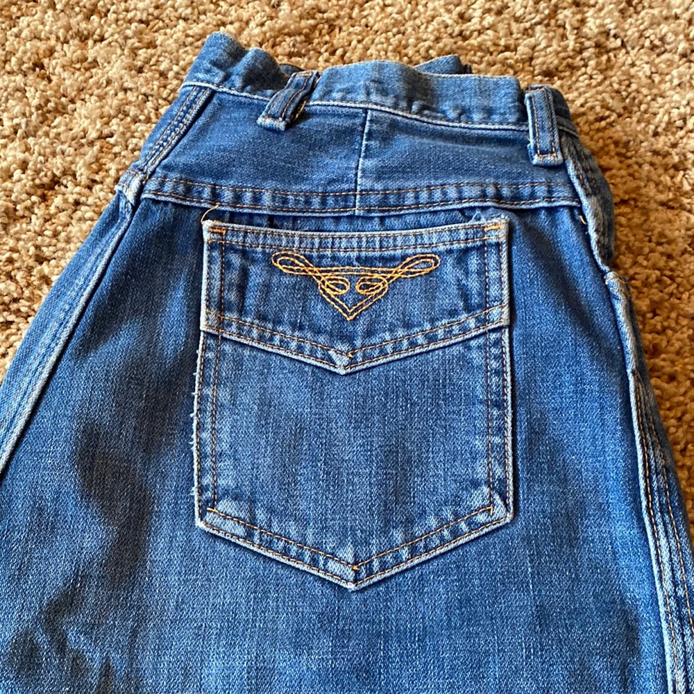 MADE IN USA! 60’s/70’s Wrangler Misses Sz 14. Actual 29 Waist/32.5 Length! Rad!